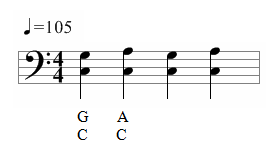 105 beats per minute