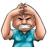 Frustrated man