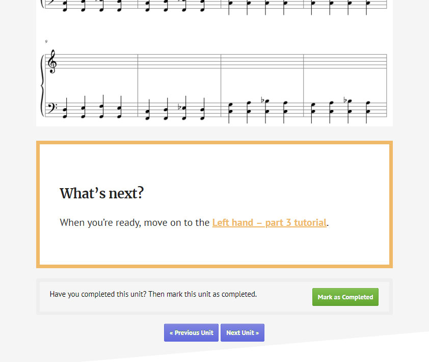 Example online piano lessons