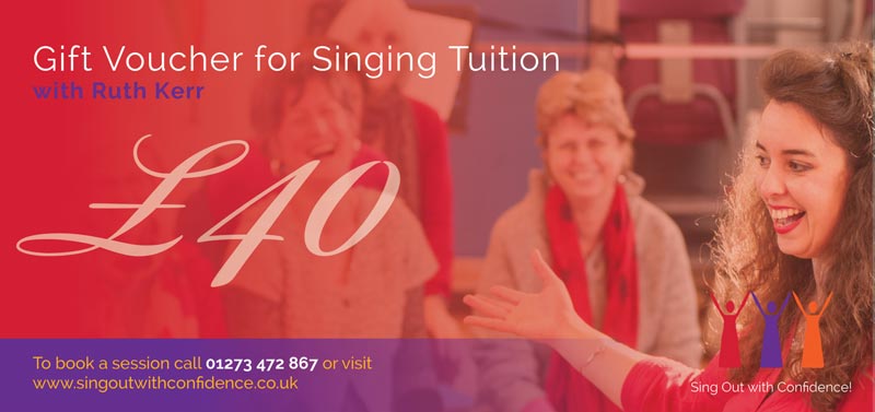 Singing lesson voucher